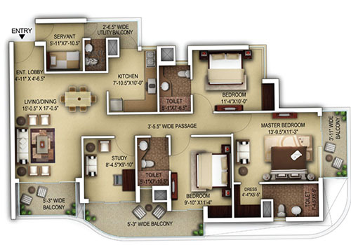 Paras Dews Floor Plans