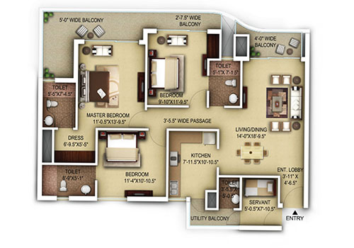 Paras Dews Floor Plans